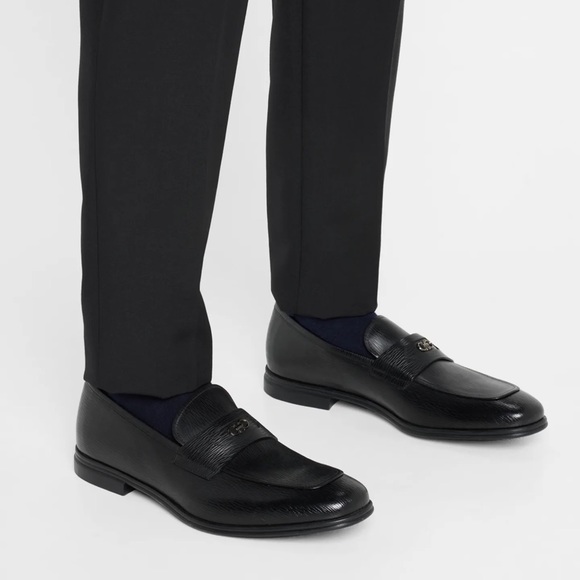 Brand New!! MSRP $795 Men’s Salvatore Ferragamo Martin Gancini Leather Loafers - Picture 6 of 6